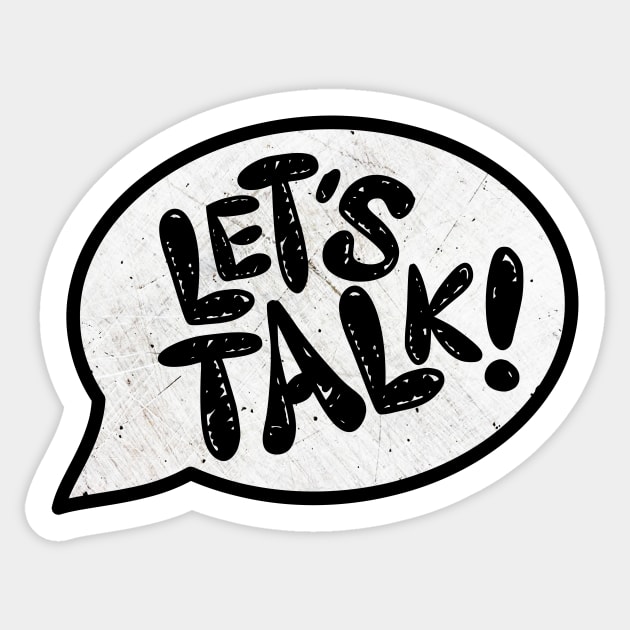 Let's Talk Sticker by ShamelessPromo